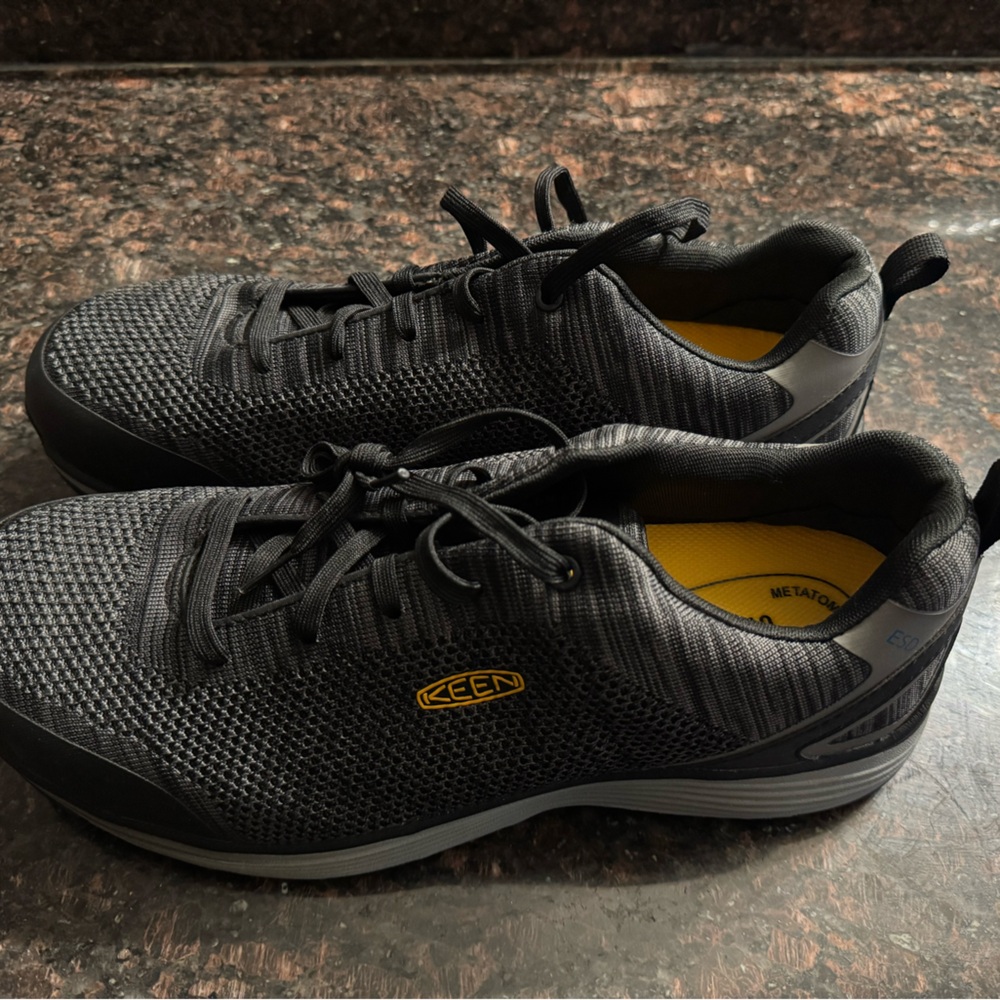 Keen Black and Yellow Footwear